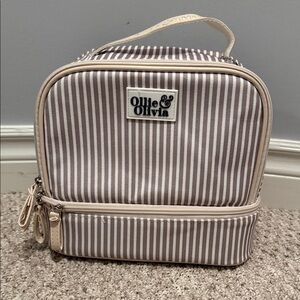 Ollie & Olivia Striped Lunch Bag